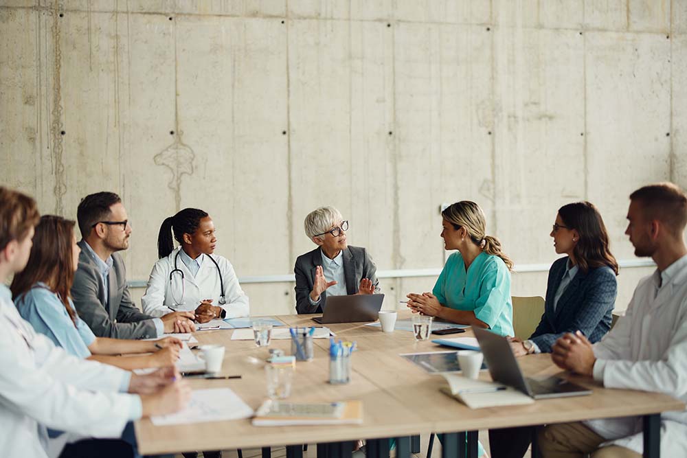 Pharmaceutical team meeting