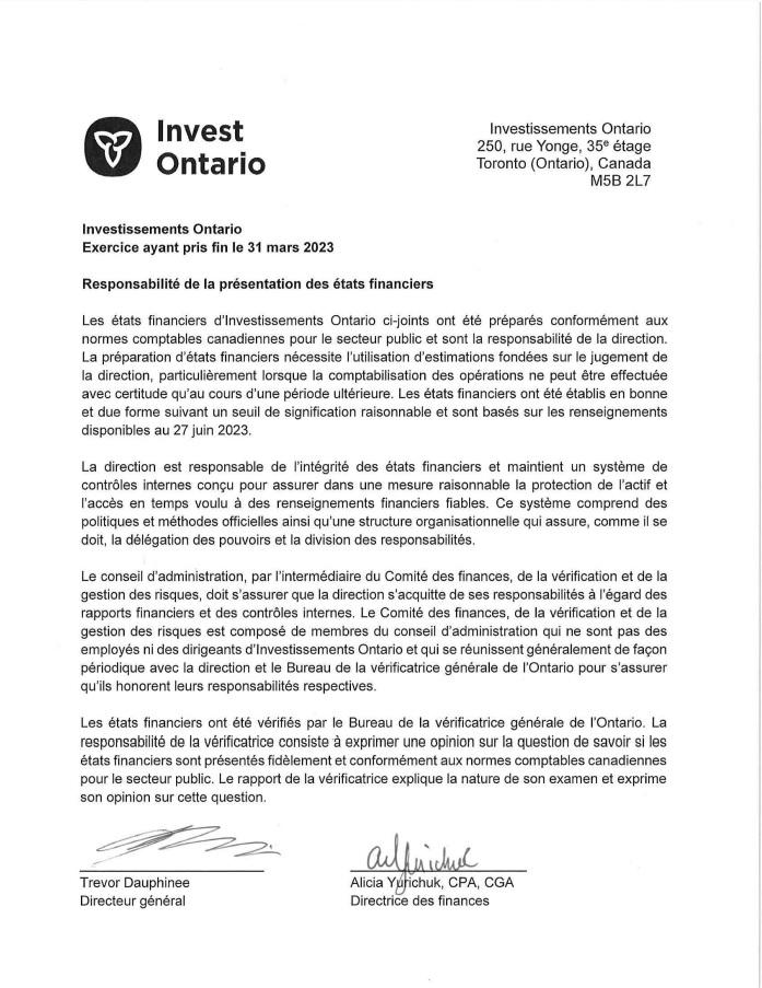 États financiers de 2022-2023